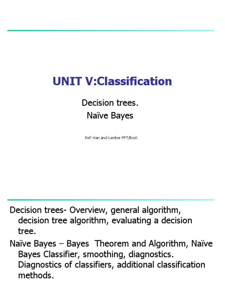 Unit V Classification | PDF | Statistical Classification | Gini Coefficient