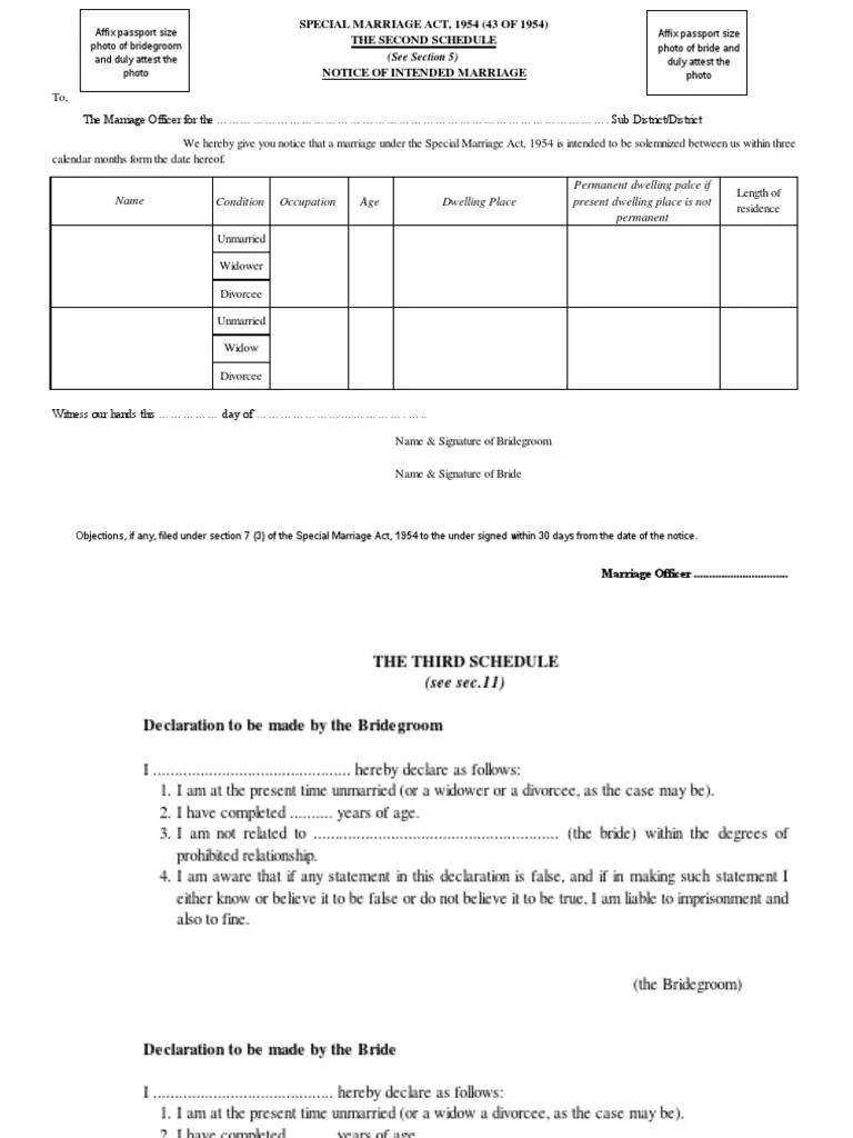 Marriage Forms | PDF | Marriage | Social Conventions