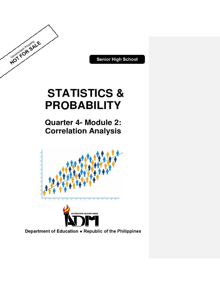 2-StatProb11 Q4 Mod2 Correlation-Analysis Version3 | PDF | Scatter Plot