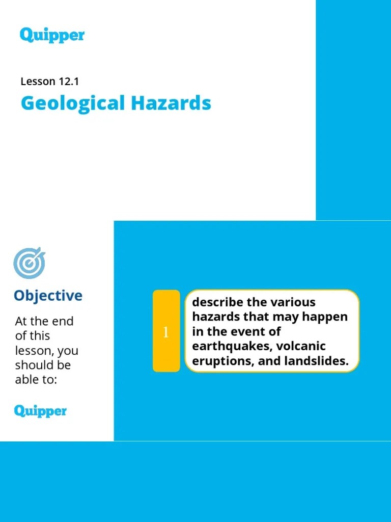 Geological Hazards Earthquake Volcanic Eruption Etc | PDF | Earthquakes ...