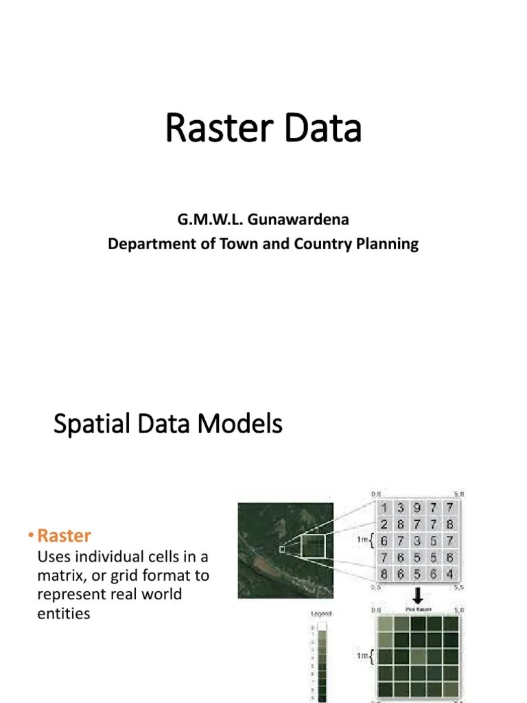 Raster Data Models - 2 | PDF | Geographic Information System | Spatial ...