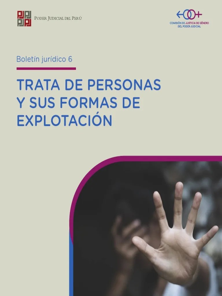 Análisis De La Trata De Personas Y Sus Formas De Explotación En El ...