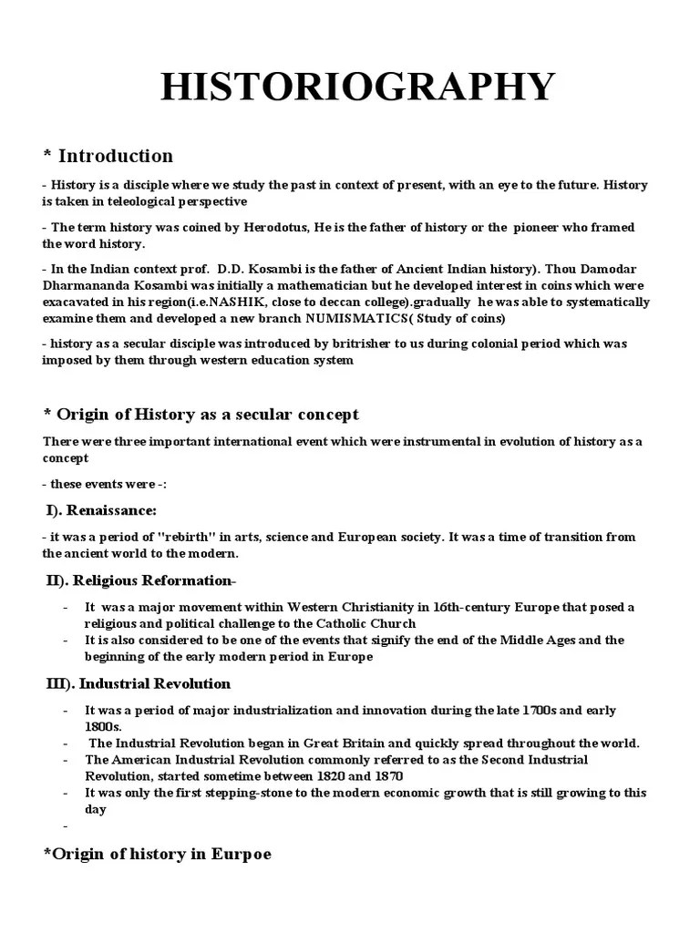 HISTORIOGRAPHY | PDF | Vedas