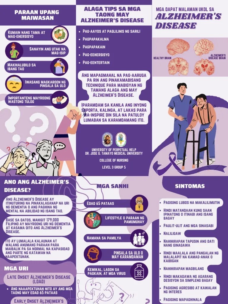 Alzheimers disease leaflet
