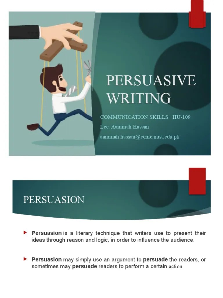 Crafting Persuasive Messages: An Analysis Of Techniques For Effective ...