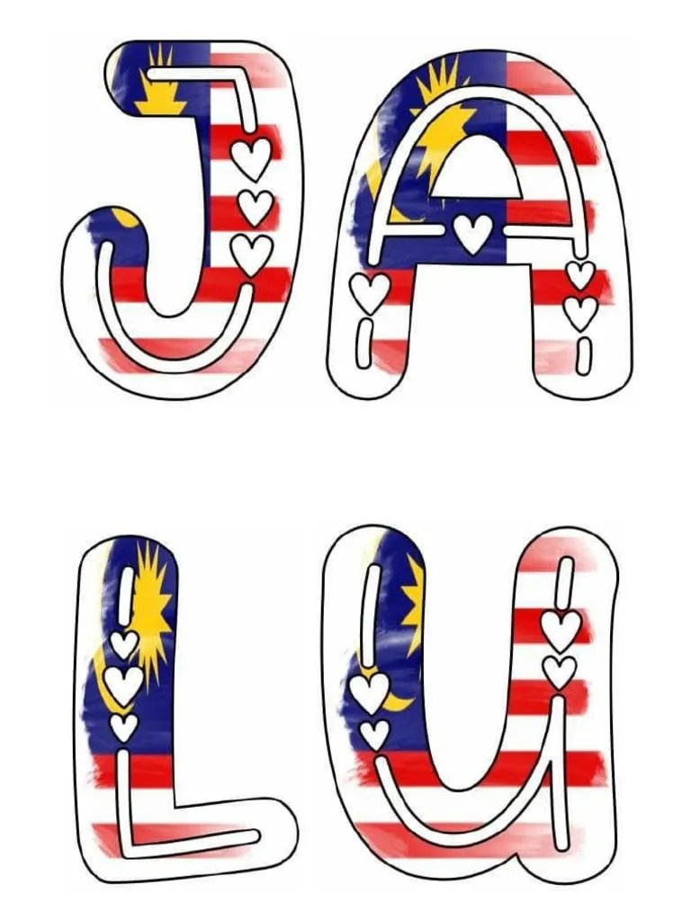 Huruf Jalur Gemilang | PDF