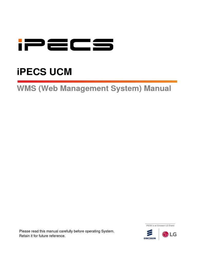 2 Ipecs Ucm Wms Manual Issue 1.1 1517389492943 | PDF | Session ...