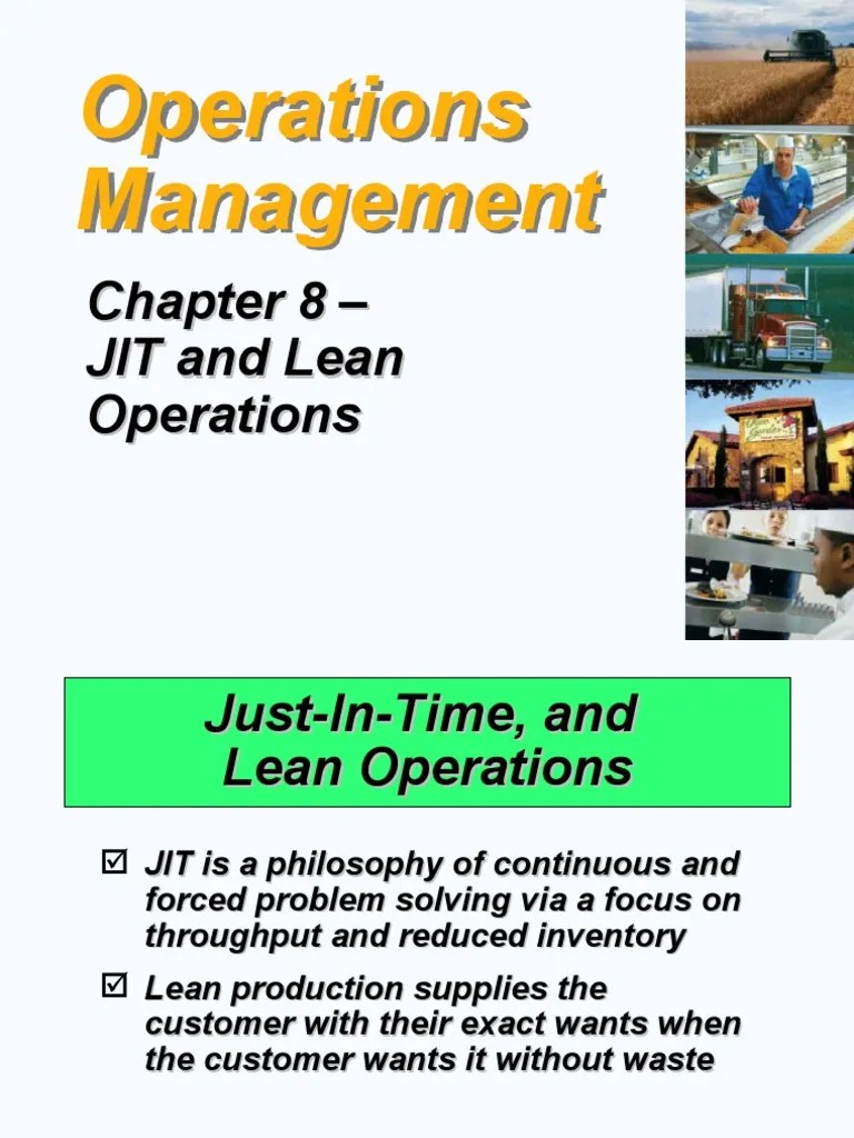 Jit And Lean Operation Download Free Pdf Lean Manufacturing Inventory