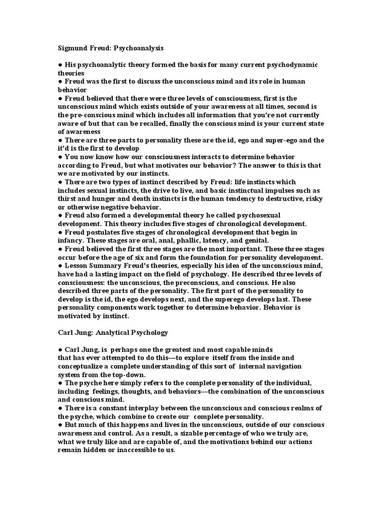 Sigmund Freud | PDF | Unconscious Mind | Id