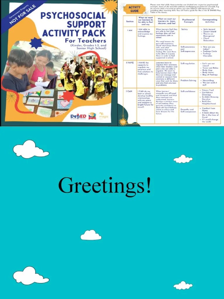 Psychosocial Support Activity | PDF