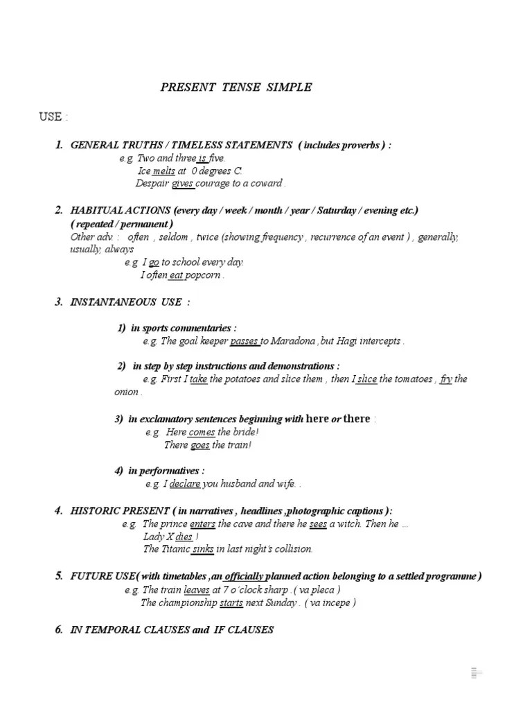 English COMPLETE TENSES | Download Free PDF | Grammatical Tense ...