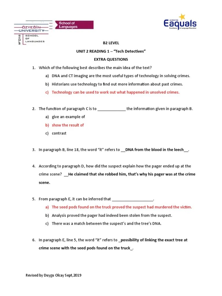 Unit 2 Reading 1 Updated Yta Pdf
