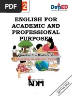 English 7 Quarter 1 - Module 2 Week 2 | PDF | Speed Reading | Learning