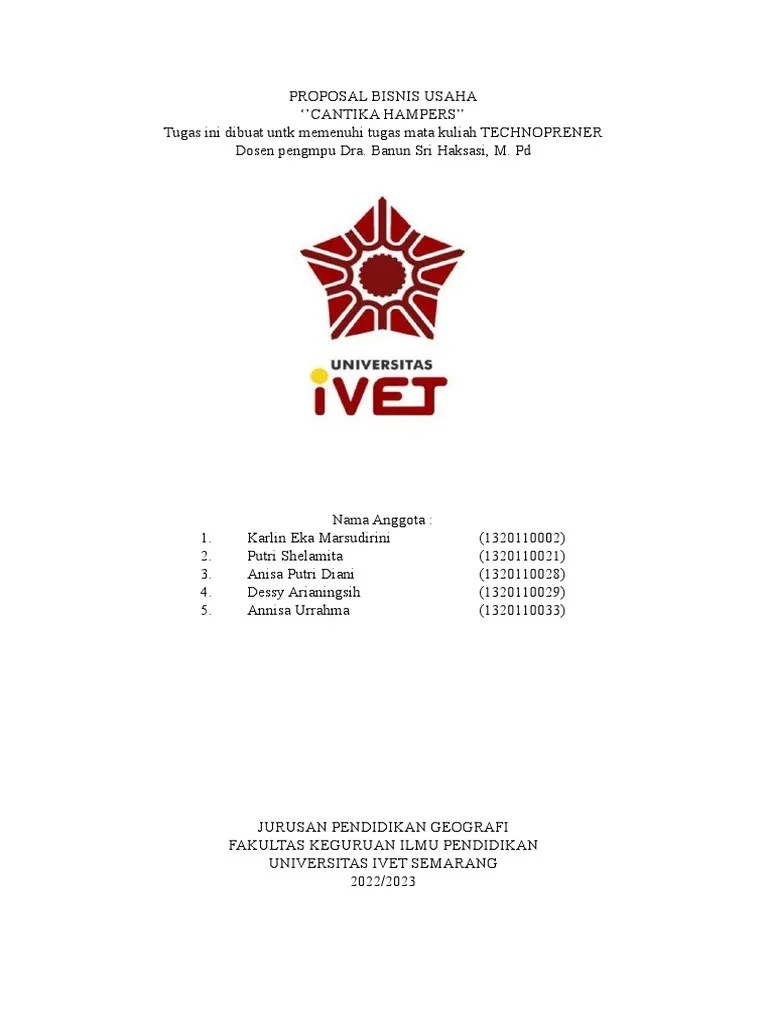 Proposal Bisnis Usaha | PDF