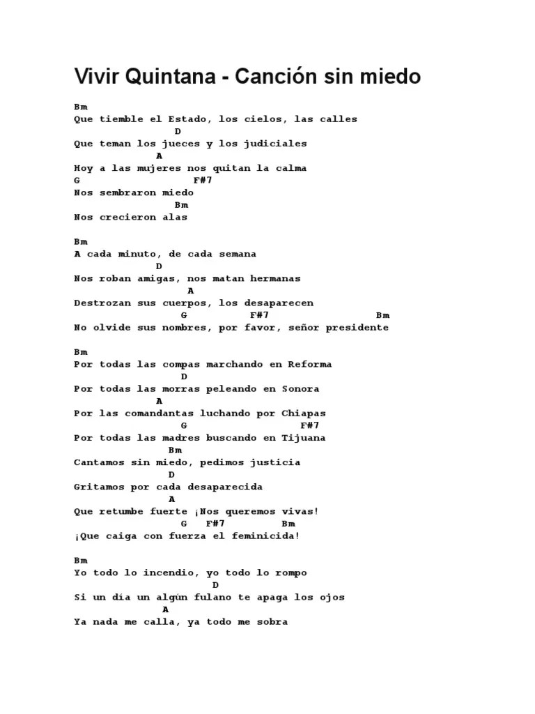 Cantamos Sin Miedo, Pedimos Justicia | PDF