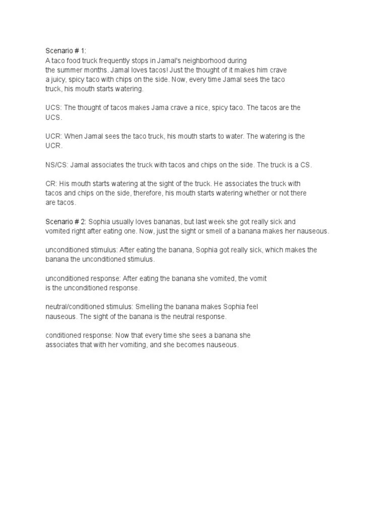 3.01 Classical Conditioning | PDF