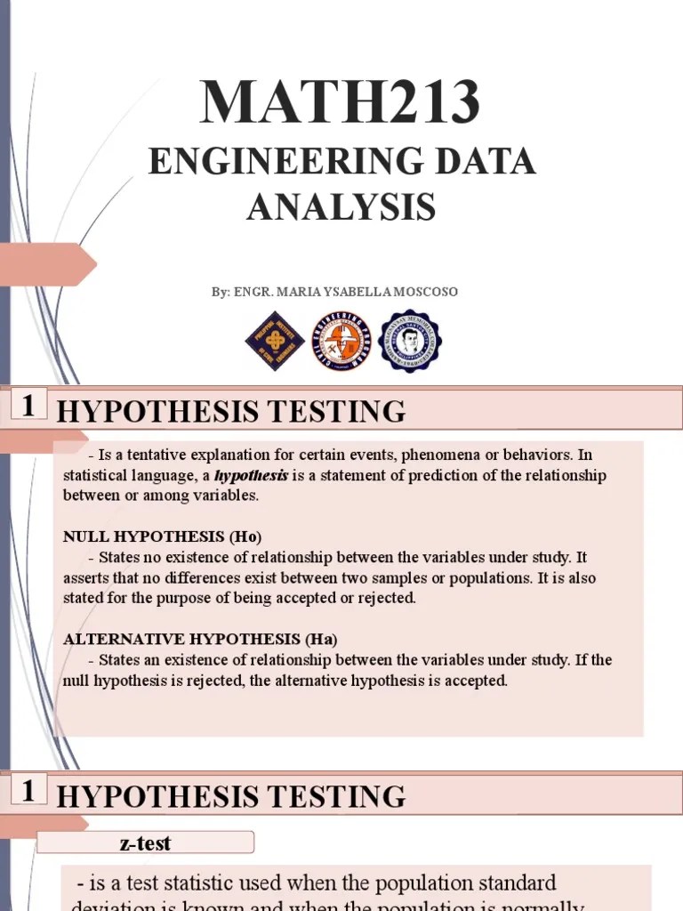 MATH213: Hypothesis Testing Examples And Assignments | PDF ...