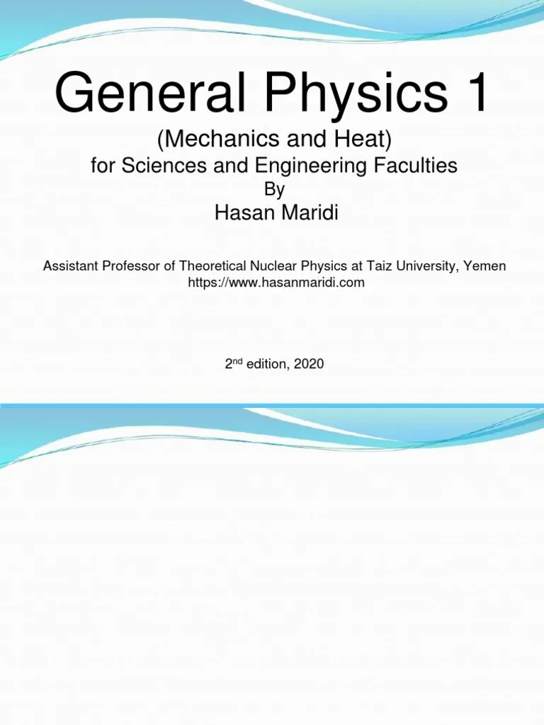 General Physics 1 By Has Anma Rid I | PDF | Force | Young's Modulus
