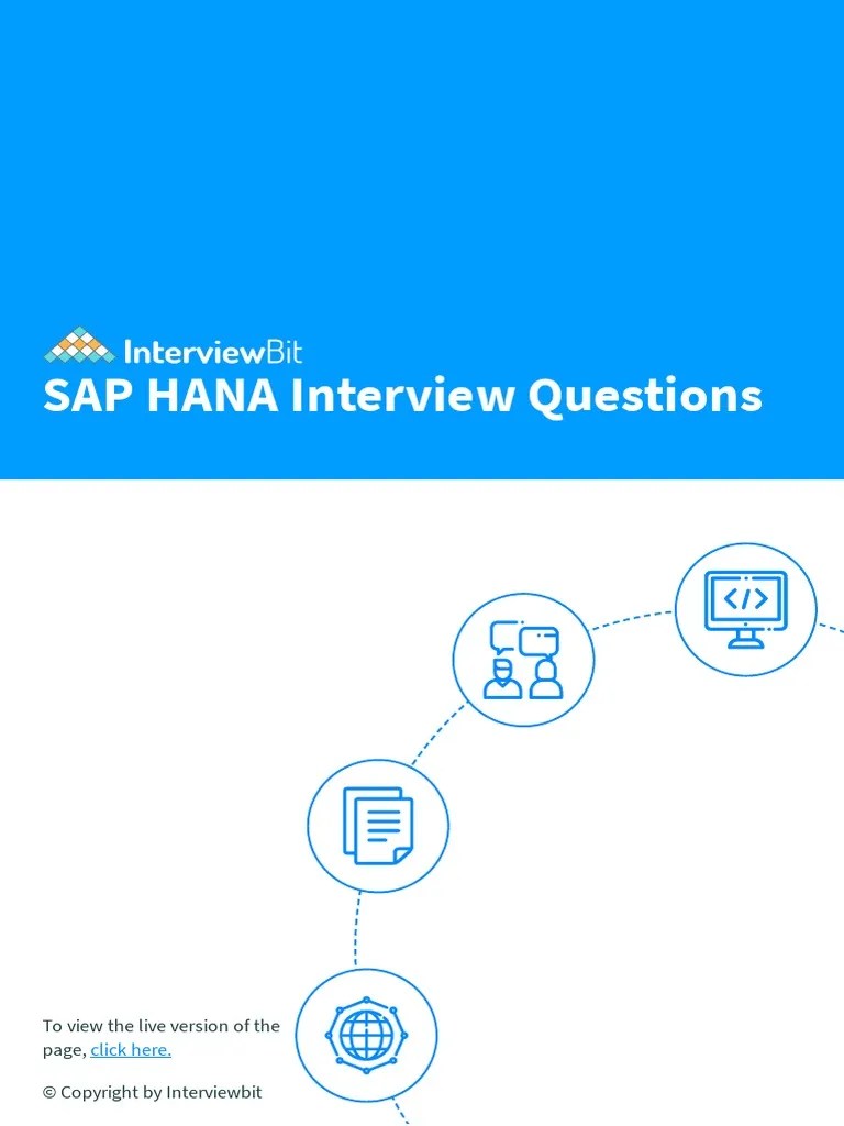SAP HANA Questions 01 | PDF | Cloud Computing | Databases