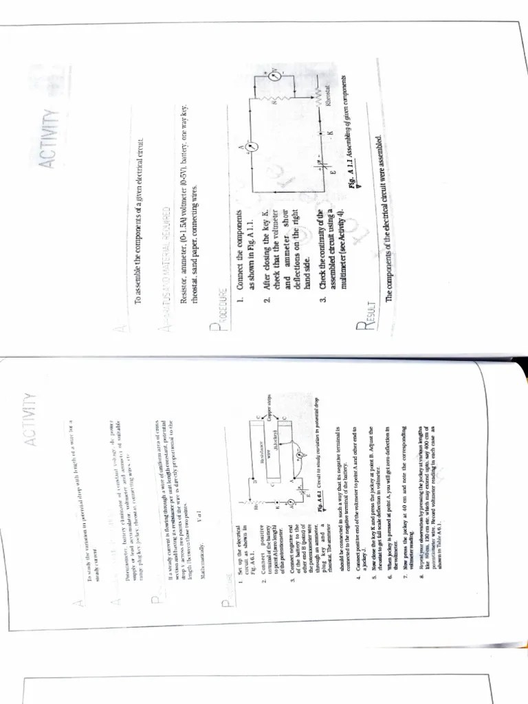 Activity For 12 Physics Lab | PDF | Electromagnetism | Metrology
