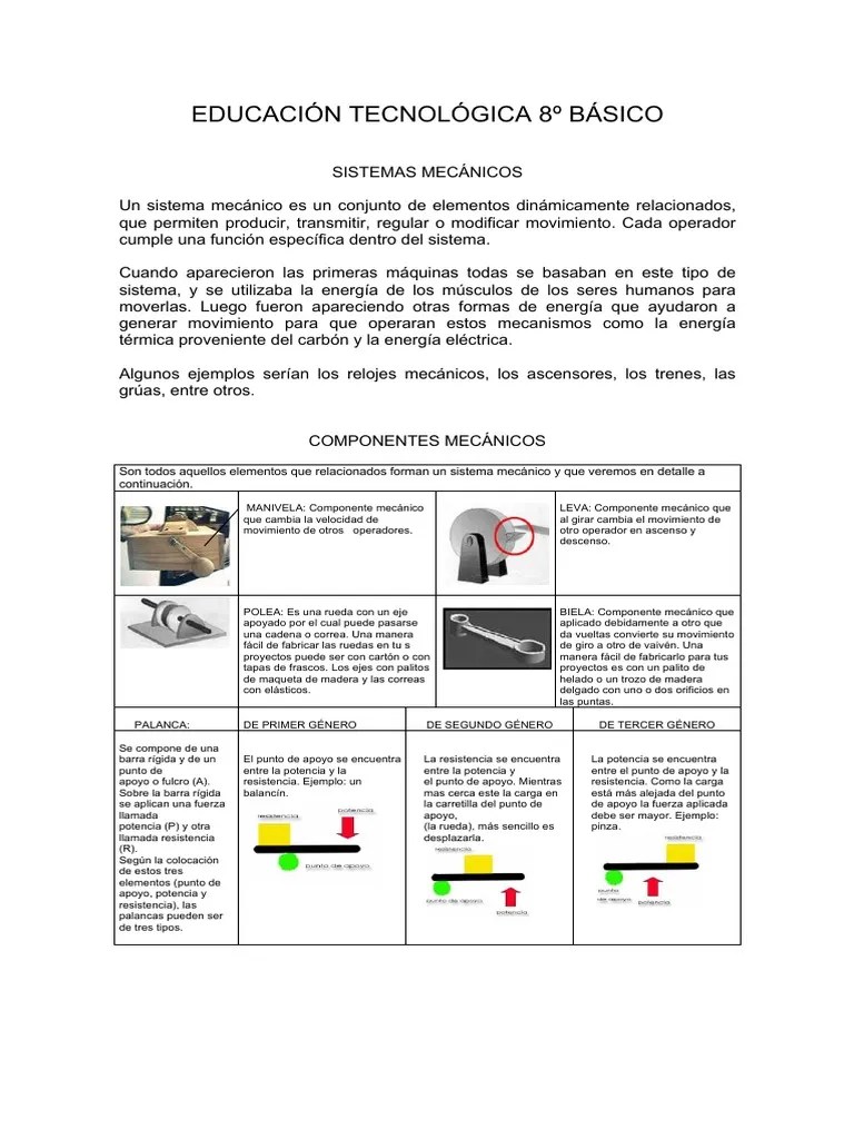 Sistemas Mecánicos Y Eléctricos | PDF | Ingenieria Eléctrica | Corriente Eléctrica