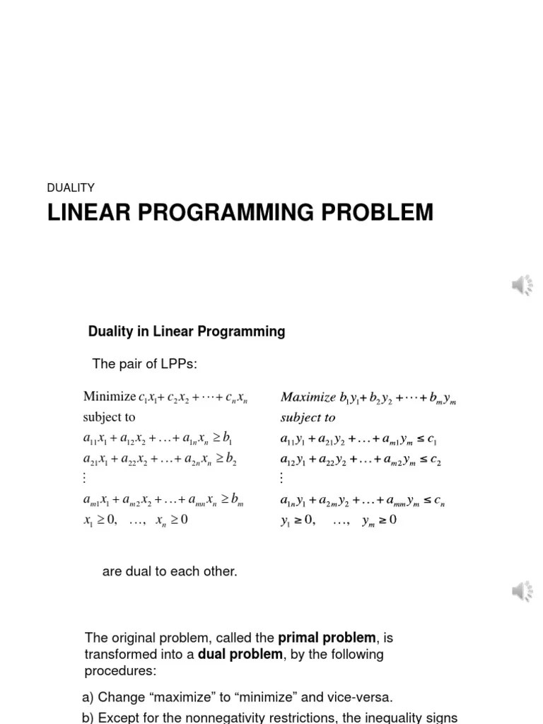 Linear Programming I - Part 3 | PDF | Linear Programming | Functional ...
