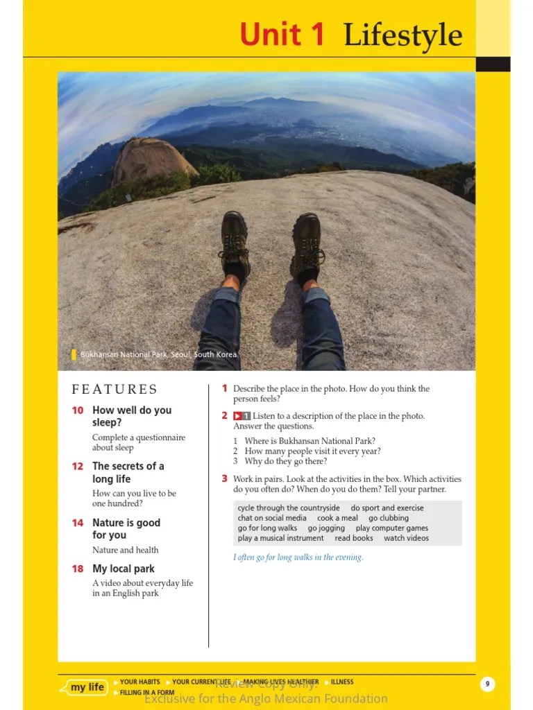 Unit 1 - Life Pre - Intermediate | PDF | Sleep | English Language