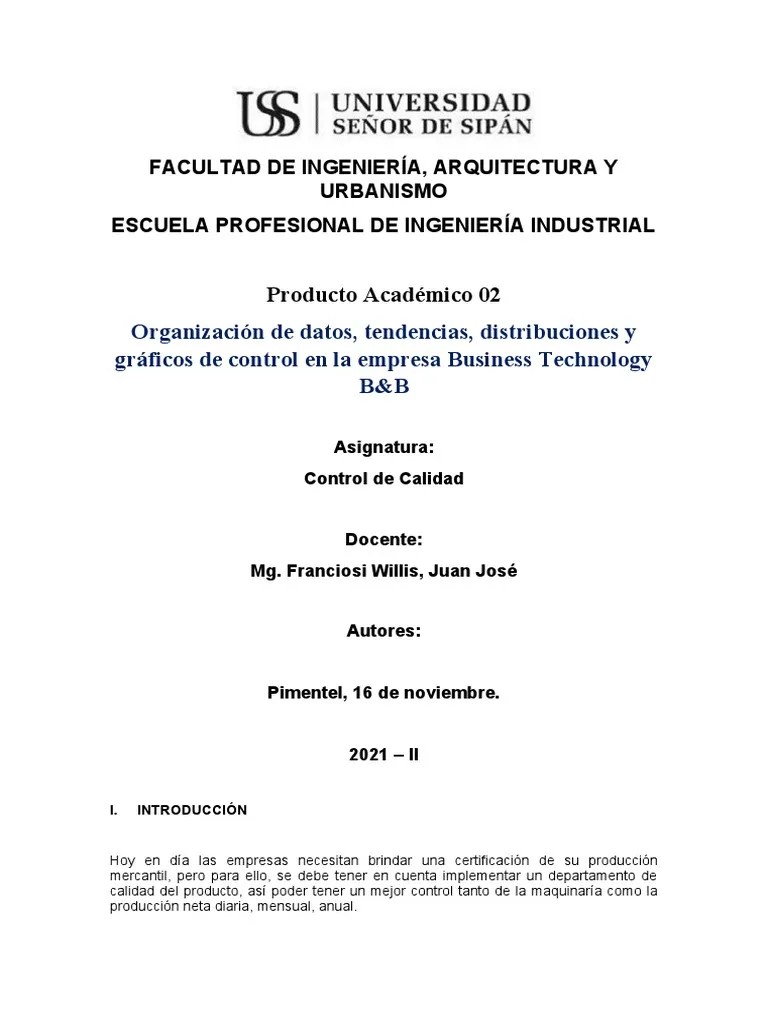 Control De Calidad | Descargar Gratis PDF | Business | Histograma