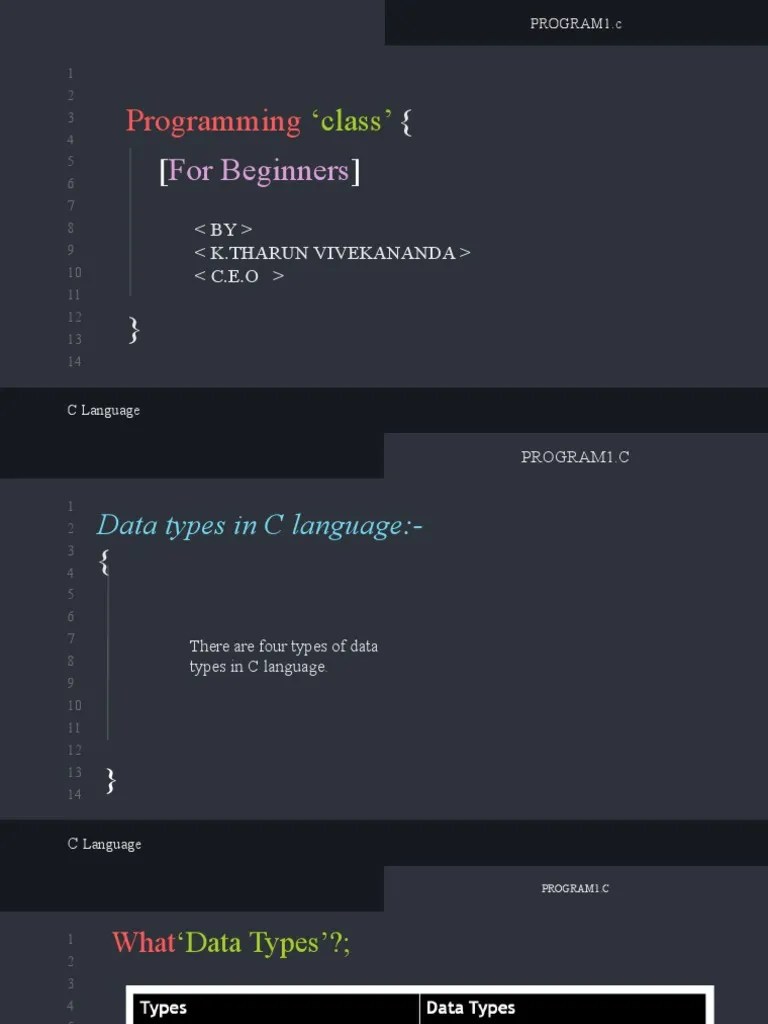 Class 2 | PDF | Computer Programming | Computer Science