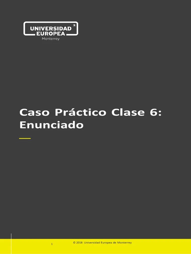 Solución Caso Práctico 6_rev_Gestion Efectiva De Proyectos | PDF ...