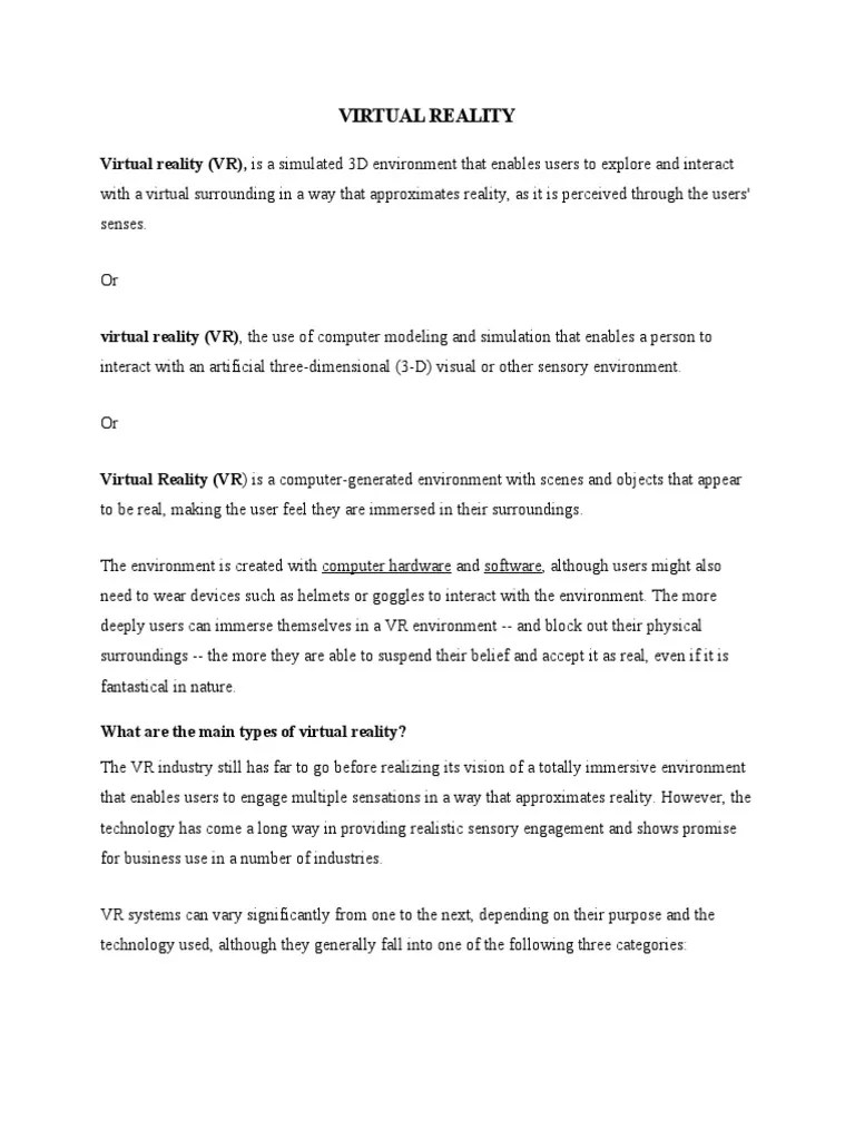 Virtual Reality And Augmented Reality Pdf Virtual Reality Augmented Reality - Gorgeous Full HD Nature Pictures | Free Download