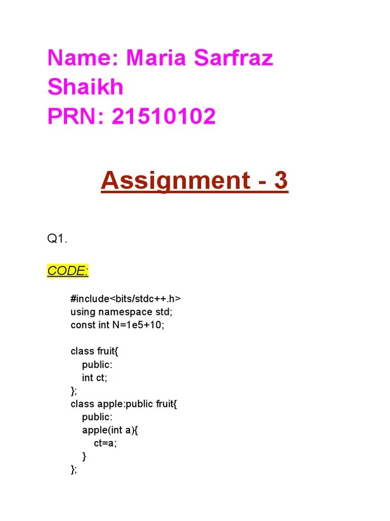 Assignment - 3 | PDF | Namespace | Systems Ecology