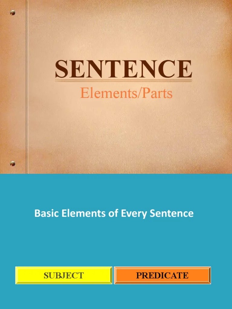 Lesson 2 - Sentence Types | PDF | Subject (Grammar) | Sentence ...