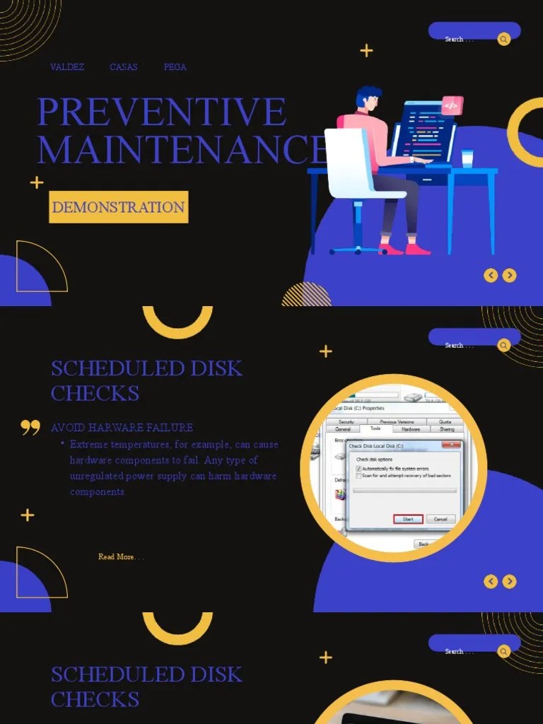 Preventive Maintenance | PDF | Backup | Software