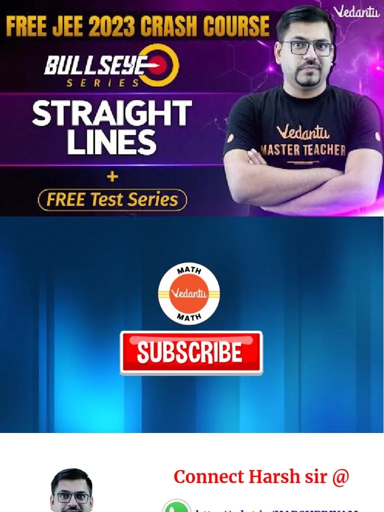 JEE+Crash+course+ +Phase+I+ +Straight+Lines+ +vmath | PDF | Triangle ...
