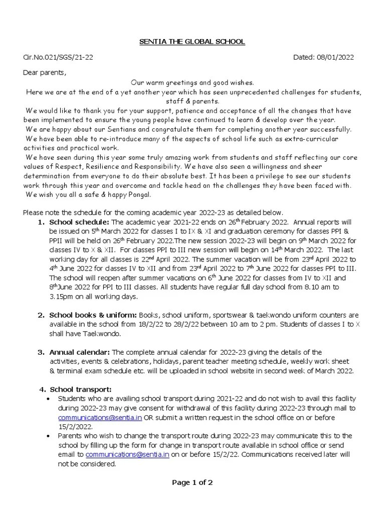 Year End Letter 2021 22 5 | PDF | Fee