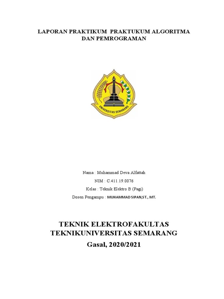 Algoritma & Pemrograman Praktikum | PDF
