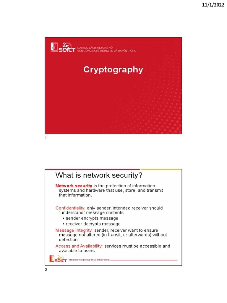 Cryptography Fundamentals: An Introduction To Cryptographic Concepts ...