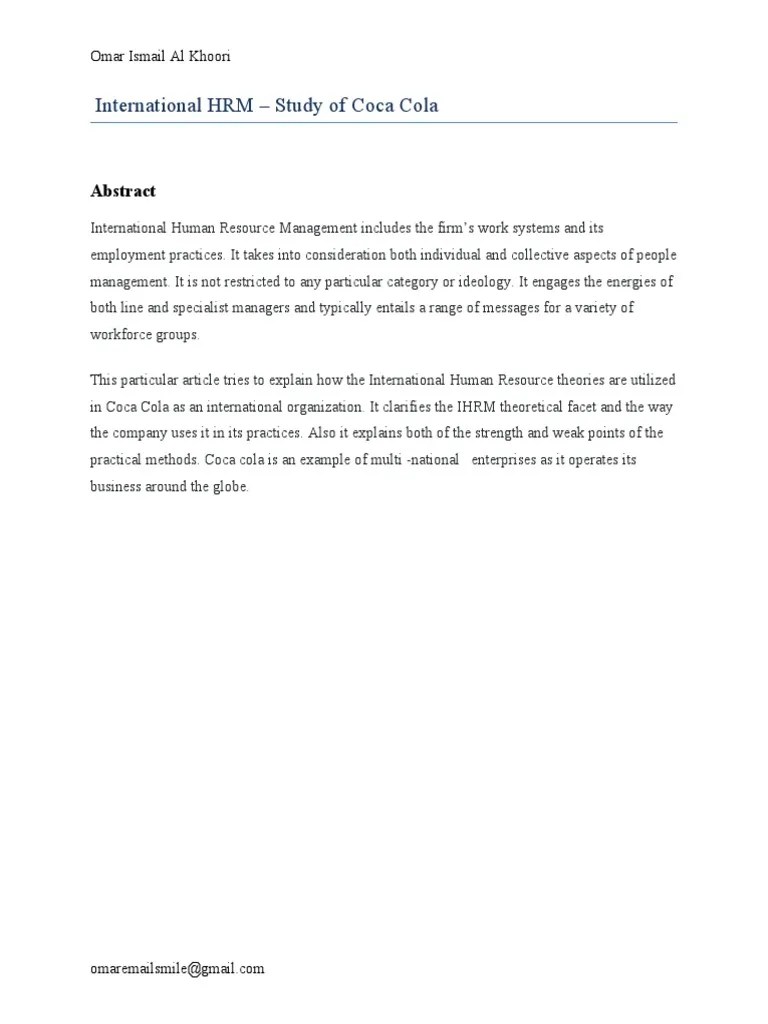 An Internalization Approach To Joint Ventures The Case Of Coca Cola In China Pdf Coca Cola - Light Wallpapers - Stunning 8K Collection