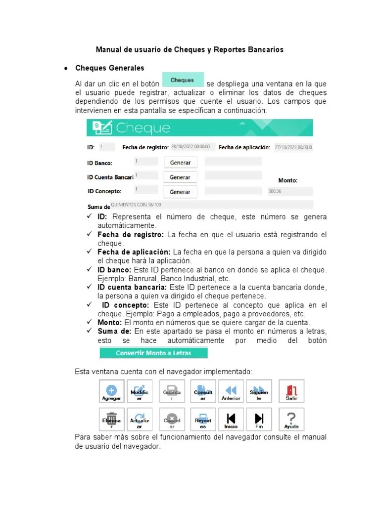 Manual De Usuario | PDF | Ventana (informática) | Bancos