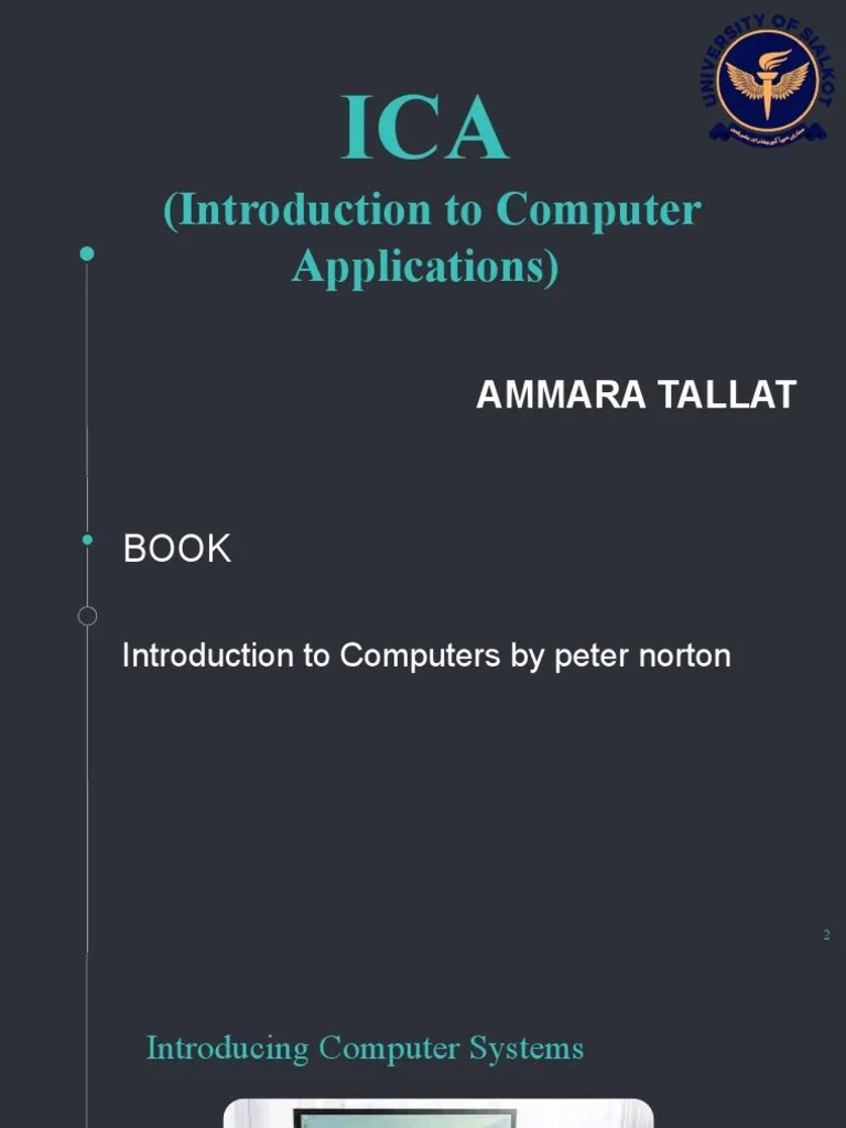 An Introduction To Computer Hardware Components, Software, And Basic ...