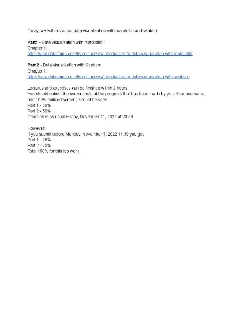 Introduction To Data Visualization | PDF