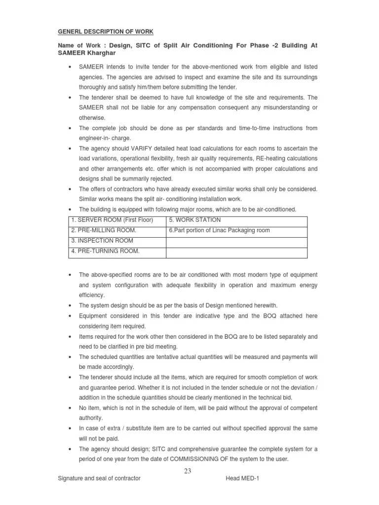 Split AC | PDF | Air Conditioning | Cable