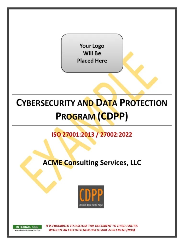 Example Iso 27001 27002 Policies Standards | PDF | Information Security ...