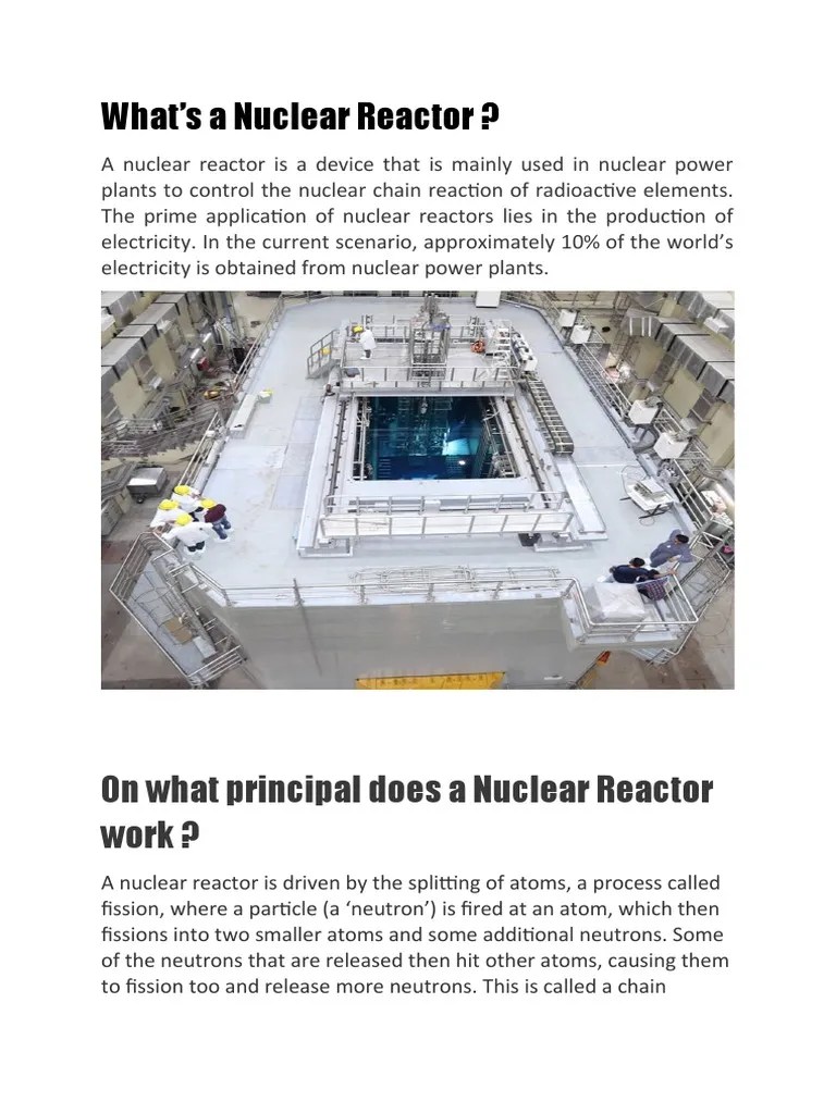 Nuclear Reactor | PDF | Nuclear Fission | Nuclear Physics