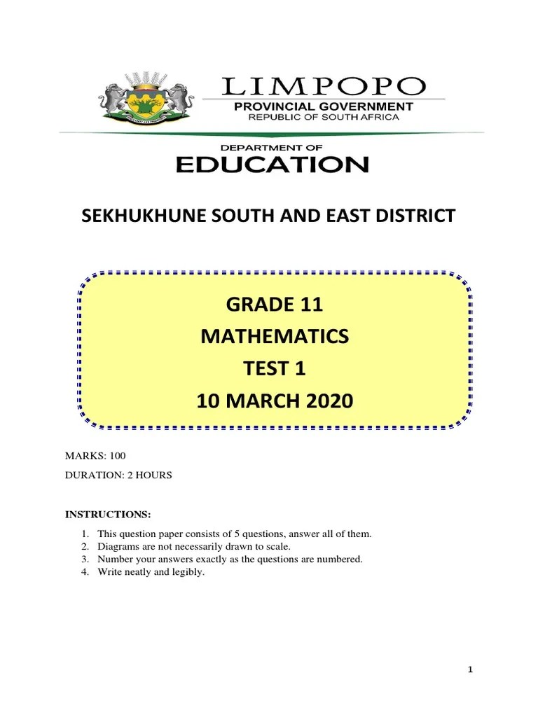 Maths GRD 11 2020 - Final | PDF | Circle | Mathematical Objects