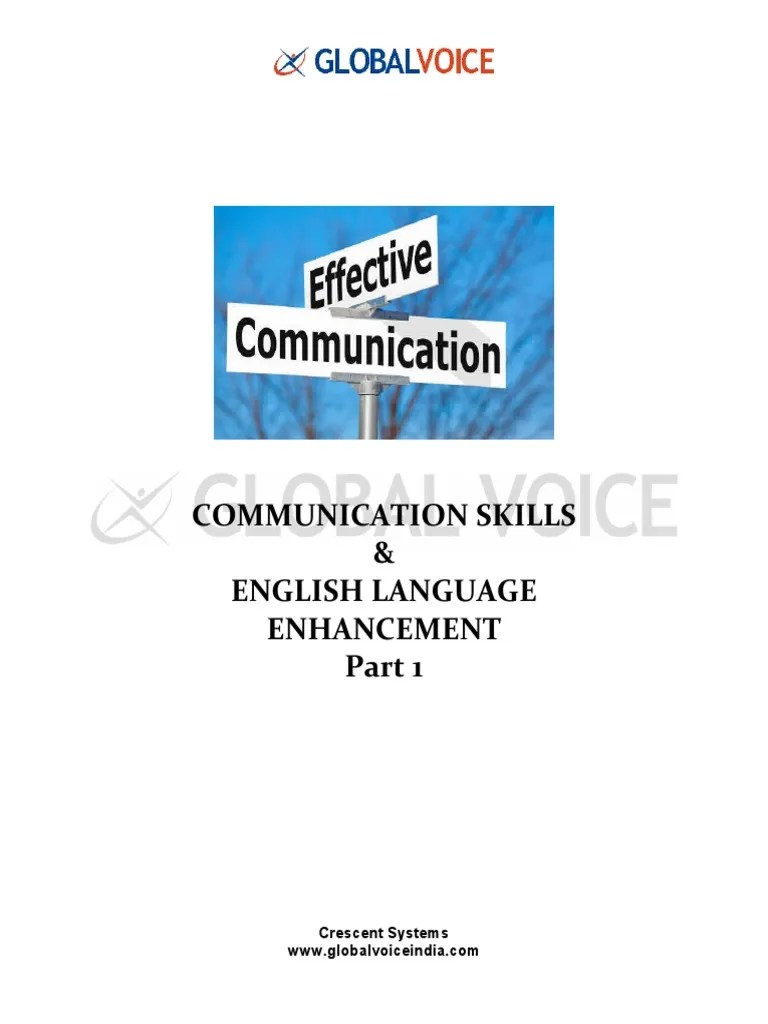 Soft Skills Book Part 1 | PDF | Communication | Syllable