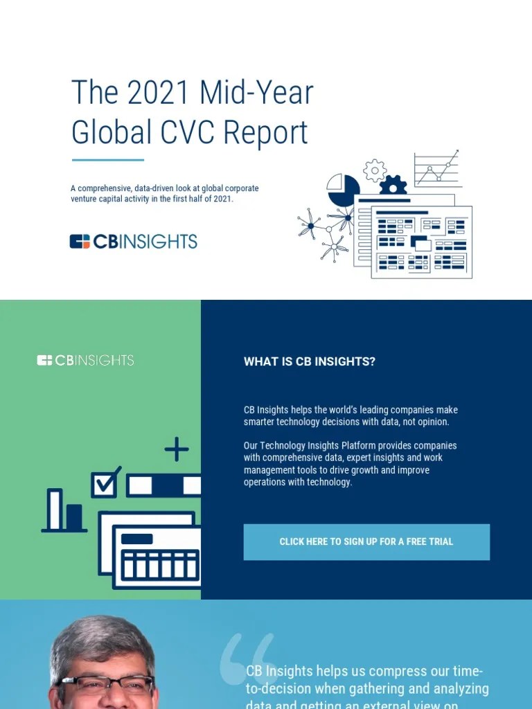 CB Insights - CVC Report H1 2021 | PDF