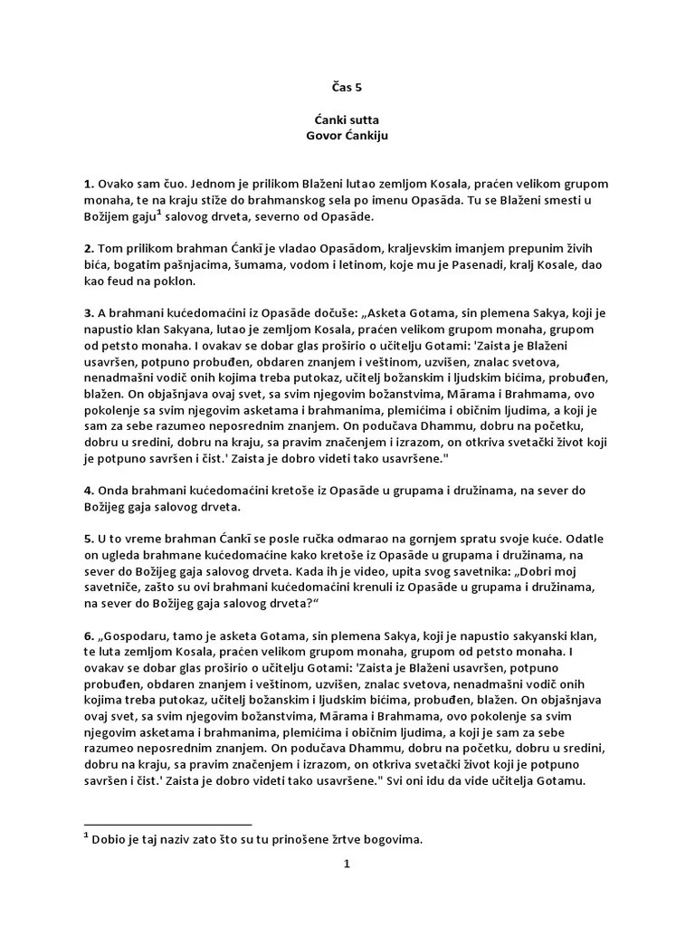 05 - MN 95 Canki Sutta | PDF