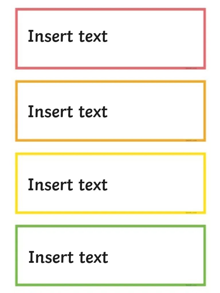 Free Editable Classroom Labels - Ver - 1 | PDF